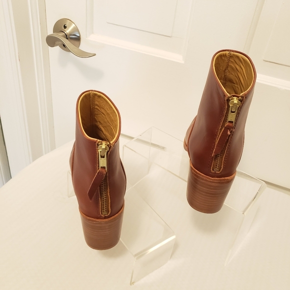 Nisolo "Dari" Leather Zip Close Boots Size 9 Gorgeous Preowned Pair - Picture 5 of 15